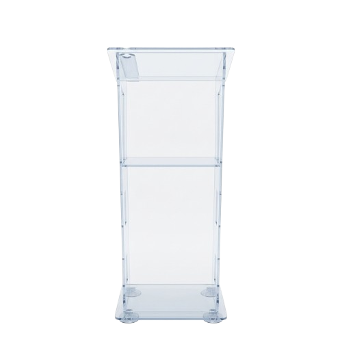 Podio acrílico transparente